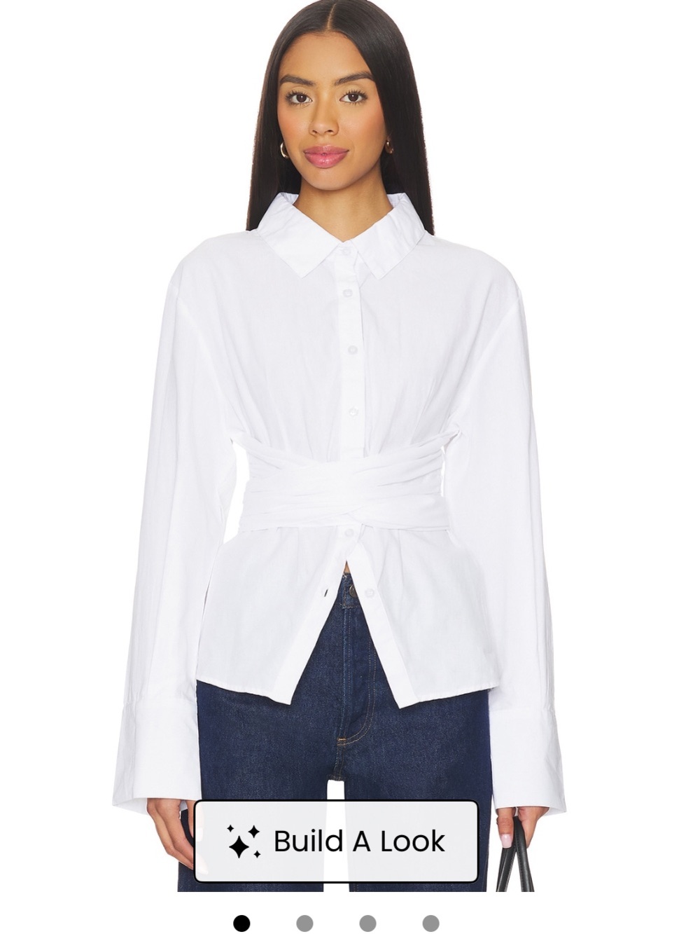 SNDYS Teigan Cinched Button Shirt